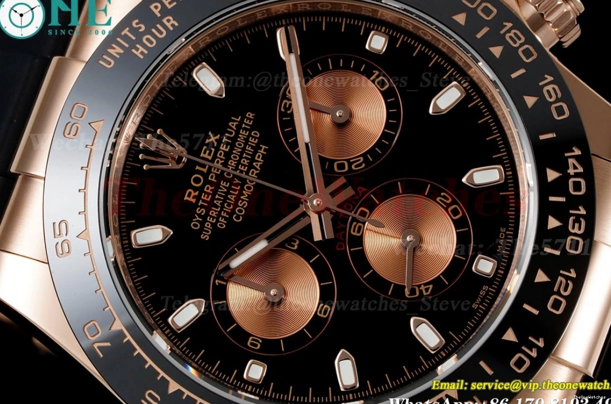 116515 RU RG Dial Black Daytona 904L SA4130 V2 BTF 0518